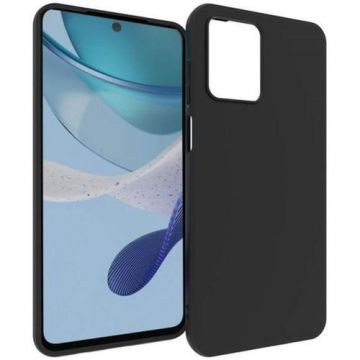 Husa de protectie Lemontti Silicon Silky pentru Motorola Moto G53 5G, Negru