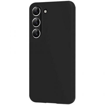 Husa de protectie Lemontti Silicon Soft Slim pentru Samsung Galaxy S23, Negru