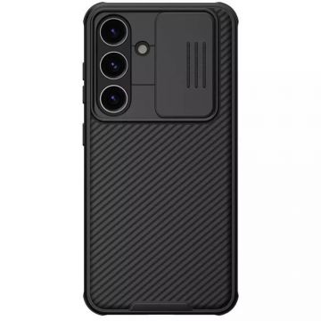 Husa de protectie telefon Camshield Pro compatibila cu Samsung Galaxy S24, Negru - ES02058