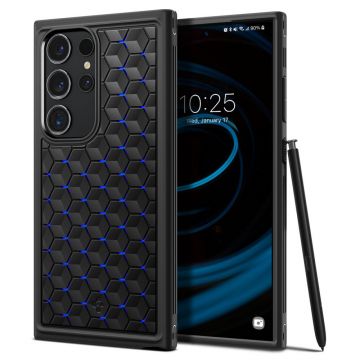 Husa de protectie telefon Cryo compatibila cu Samsung Galaxy S24 Ultra, Albastru - ES02148