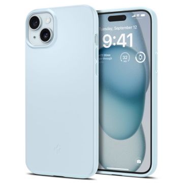 Husa de protectie telefon Fit compatibila cu iPhone 15 , Albastru - ES02304