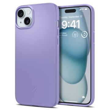 Husa de protectie telefon Fit compatibila cu iPhone 15, Mov - ES02303