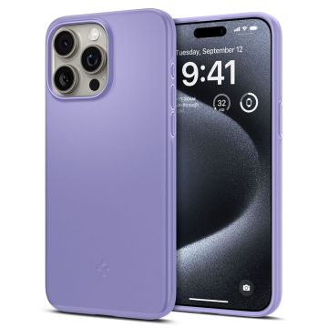 Husa de protectie telefon Fit compatibila cu iPhone 15 Pro, Mov - ES02306