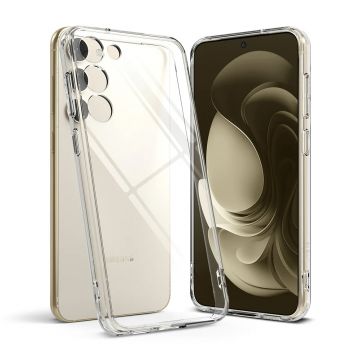 Husa de protectie telefon Fusion compatibila cu Samsung Galaxy S23 Plus, Transparent - ES02135