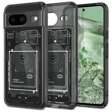 Husa de protectie telefon Hybrid compatibila cu Google Pixel 8 - Black - ES02343