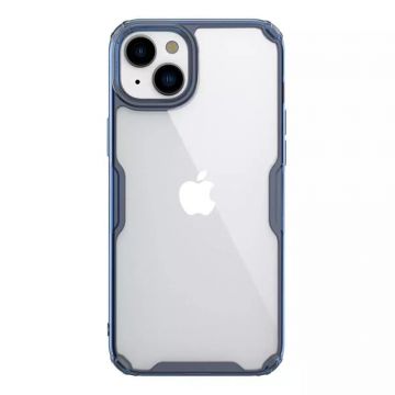 Husa de protectie telefon Nature MagSafe compatibila cu iPhone 15, Albastru - ES01959