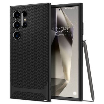 Husa de protectie telefon Neo compatibila cu Samsung Galaxy S24 Ultra, Negru - ES02153