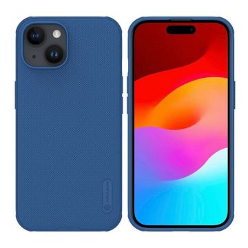 Husa de protectie telefon Super Frosted compatibila cu iPhone 15 Plus, Albastru - ES02016