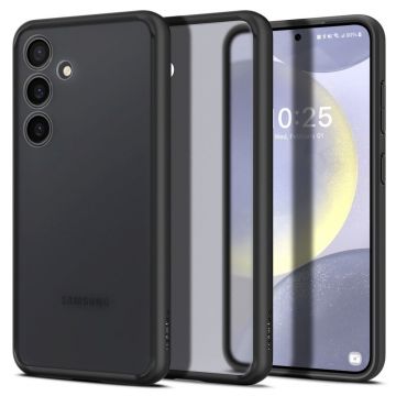 Husa de protectie telefon ultra-slim Hybrid compatibila cu Samsung Galaxy S24 Plus, Negru - ES02321