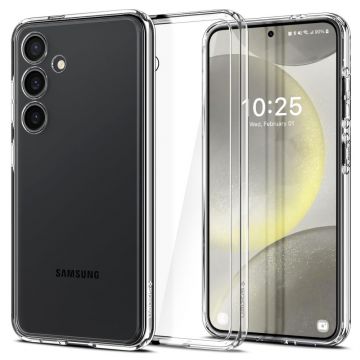 Husa de protectie telefon ultra-slim Hybrid compatibila cu Samsung Galaxy S24, Transparent - ES02320