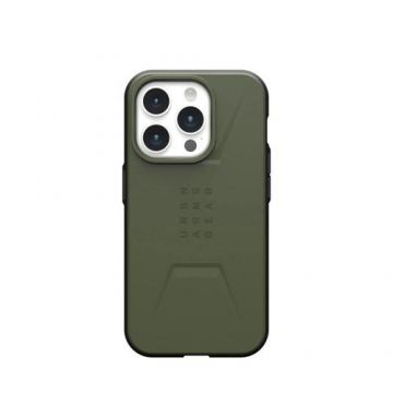 Husa de protectie UAG Civilian Magsafe pentru iPhone 15 Pro, Verde