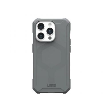 Husa de protectie UAG Essential Armor Magsafe pentru iPhone 15 Pro, Argintiu
