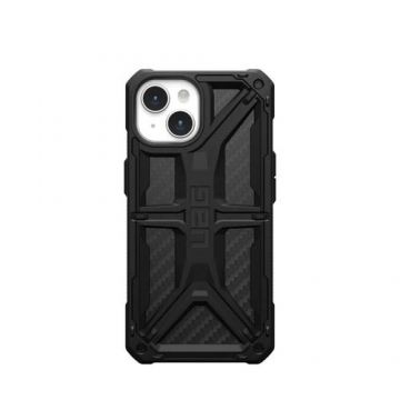 Husa de protectie UAG Monarch Series pentru iPhone 15, Carbon Fiber