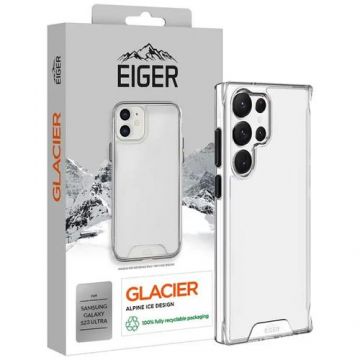 Husa Eiger Glacier Case compatibila cu Samsung Galaxy S23 Ultra, Transparent