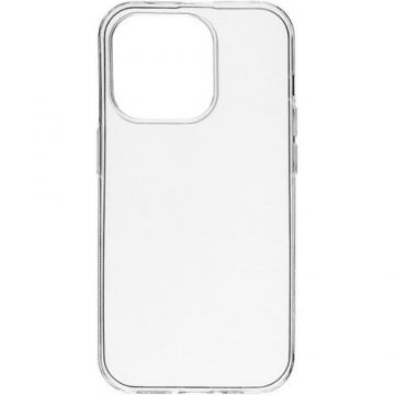 Husa Lemontti Silicon compatibila cu iPhone 15 Plus, Transparent