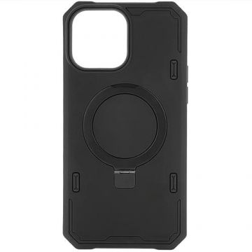 Husa pentru Apple iPhone 14 Pro Max, OEM, Defender Mag Ring, Neagra