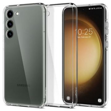 Husa pentru Samsung Galaxy S23 S911, Spigen, Ultra Hybrid, Transparenta ACS05714