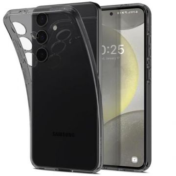Husa pentru Samsung Galaxy S24+ S926, Spigen, Liquid Crystal, Neagra ACS07324