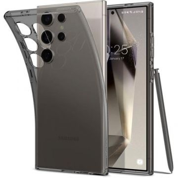 Husa pentru Samsung Galaxy S24 Ultra S928, Spigen, Liquid Crystal, Neagra ACS07284