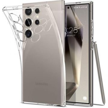 Husa pentru Samsung Galaxy S24 Ultra S928, Spigen, Liquid Crystal, Transparenta ACS07283
