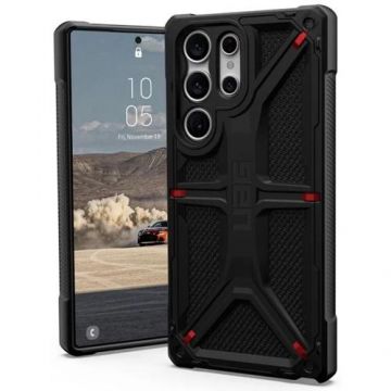 Husa UAG Monarch Series compatibila cu Samsung Galaxy S23 Ultra Kevlar, Negru