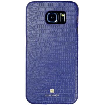 Protectie spate Just Must Croco JMCRG920NV pentru Samsung Galaxy S6 (Albastru)