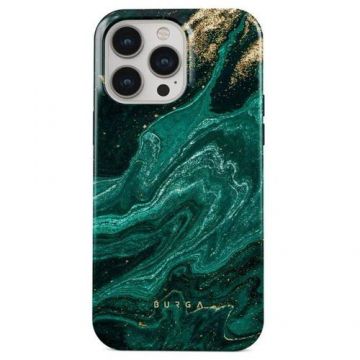 Husa Burga Dual Layer Emerald Pool pentru iPhone 15 Pro