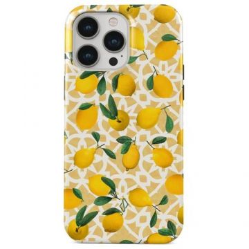 Husa Burga Dual Layer Lemon Juice compatibila cu iPhone 15 Pro Max