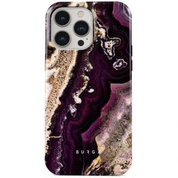 Husa Burga Dual Layer Purple Skies pentru iPhone 15 Pro