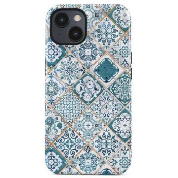 Husa Burga Dual Layer Tropical Oasis pentru iPhone 15 Plus