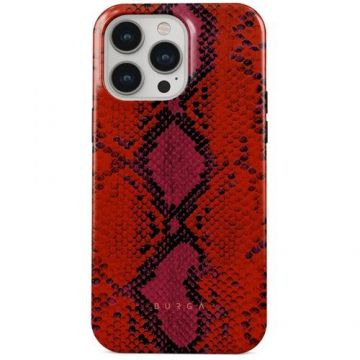 Husa Burga Dual Layer Wild Pomegranate compatibila cu iPhone 15 Pro