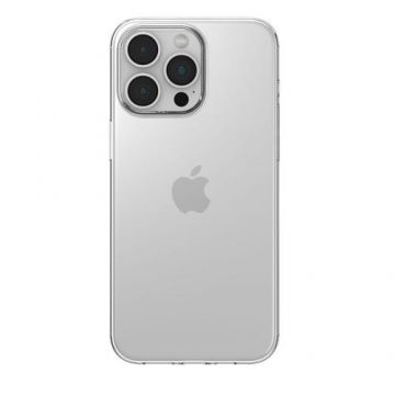 Husa de protectie Devia pentru iPhone 15 Pro Max, Silicon Naked, Transparent