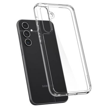 Husa de protectie telefon ultra-slim Hybrid compatibila cu Samsung Galaxy S23 FE, Transparent - ES02339