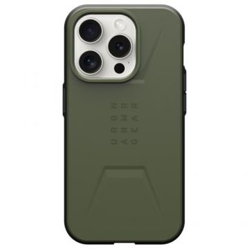 Husa de protectie UAG Civilian Magsafe pentru iPhone 15 Pro Max, Verde