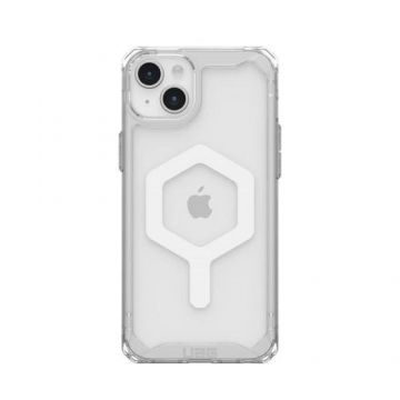 Husa de protectie UAG Plyo MagSafe Series pentru iPhone 15 Plus, Transparent/Alb