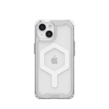 Husa de protectie UAG Plyo MagSafe Series pentru iPhone 15, Transparent/Alb