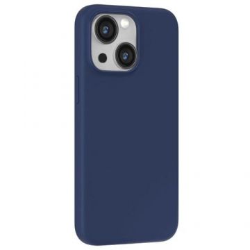 Husa Devia Silicon Nature Series compatibila cu iPhone 15, Albastru