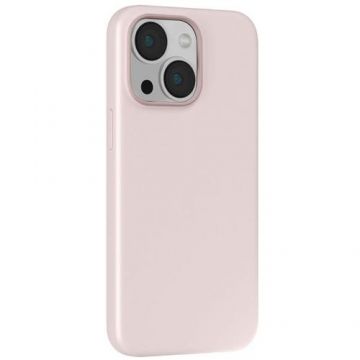 Husa Devia Silicon Nature Series compatibila cu iPhone 15 Plus, Roz