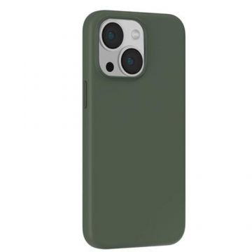 Husa Devia Silicon Nature Series compatibila cu iPhone 15 Plus, Verde