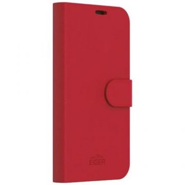 Husa Eiger North Folio Case compatibila cu iPhone 15 Plus, Rosu