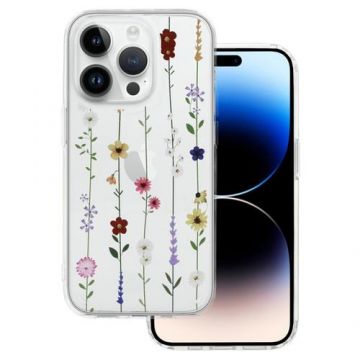 Husa Lemontti Flower Design 4 compatibila cu iPhone 14 Pro Max