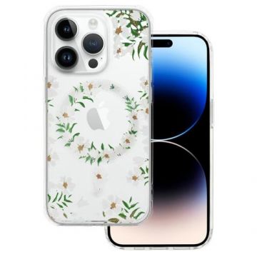 Husa Lemontti Flower Magsafe Design 5 compatibila cu iPhone 14 Pro Max