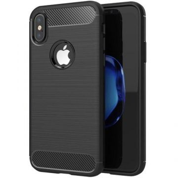 Husa Pentru Apple IPhone X / IPhone XS, Carbon, Neagra