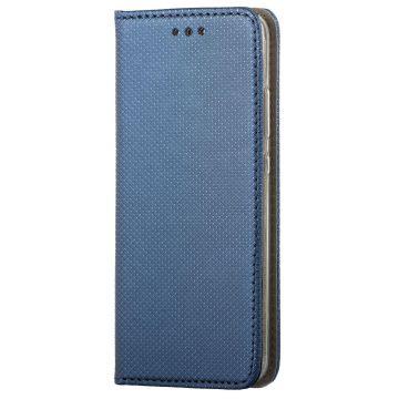 Husa pentru Samsung Galaxy A20s A207, OEM, Smart Magnet, Bleumarin