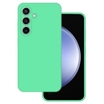 Husa Protectie Spate Lemontti Silicone Premium compatibila cu Samsung Galaxy A05s Mint (Verde)