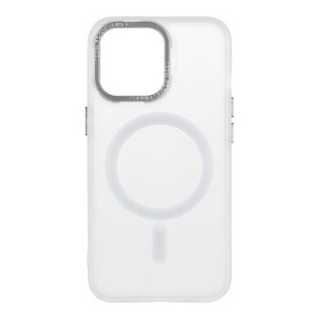 Husa telefon OBAL:ME pentru Apple iPhone 13 Pro, Misty Keeper, MagSafe, Alb