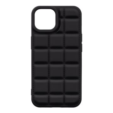 Husa telefon OBAL:ME pentru Apple iPhone 15, Block, Poliuretan, Negru