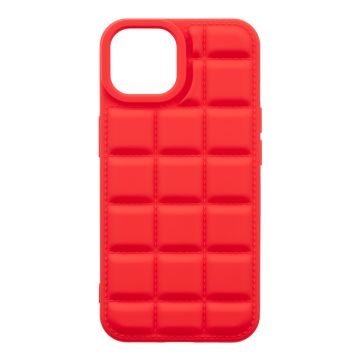 Husa telefon OBAL:ME pentru Apple iPhone 15, Block, Poliuretan, Rosu