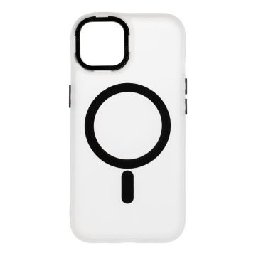 Husa telefon OBAL:ME pentru Apple iPhone 15, Misty Keeper, MagSafe, Negru