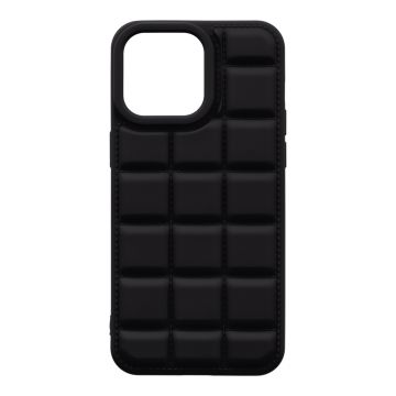Husa telefon OBAL:ME pentru Apple iPhone 15 Pro Max, Block, Poliuretan, Negru